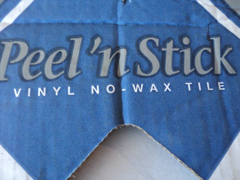 lot 121 image: peel and stick vinyl tile...