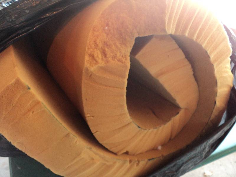 lot 127 image: 3 in foam 3ftx5ft...