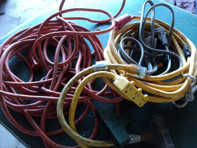 lot 147 image: extension cords...