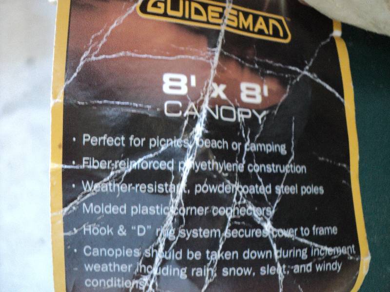 lot 150 image: guidesman 8x8 canopy...
