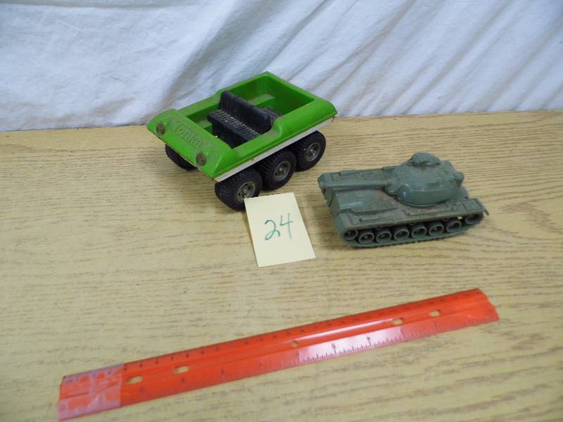 Tonka & Plastic Army Tank