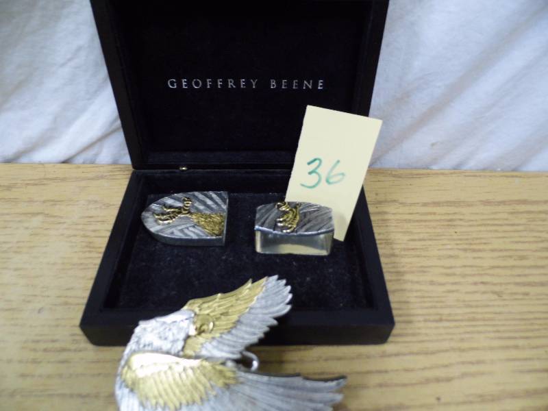 Geoffrey Beene Eagle Belt Accessories