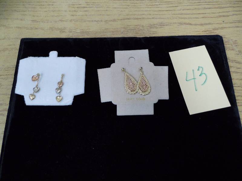2 Sets of Black Hills Gold Earrings