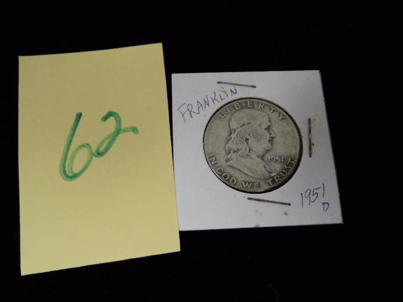 1951 D Franklin Half Dollar