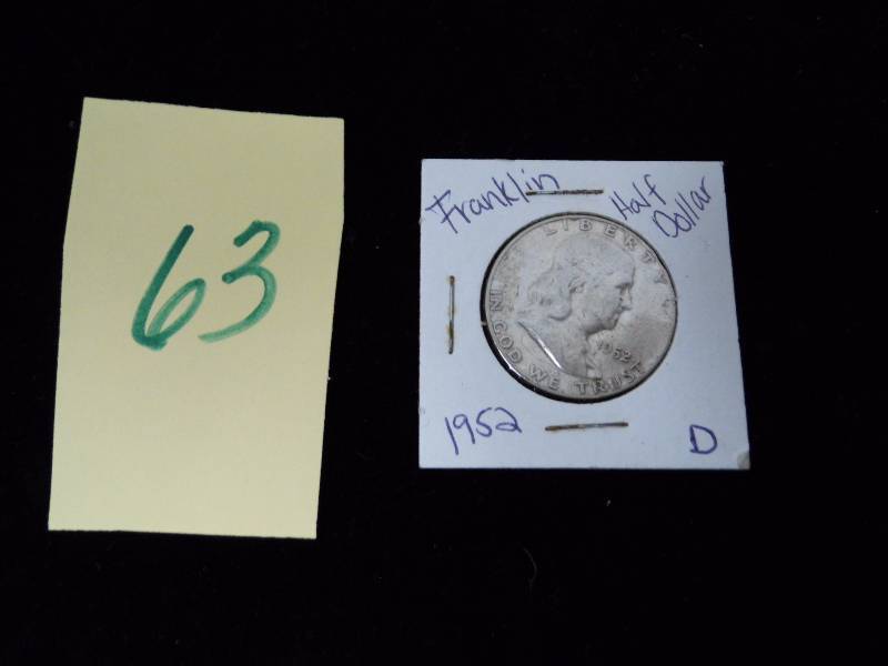 1952 D Franklin Half Dollar