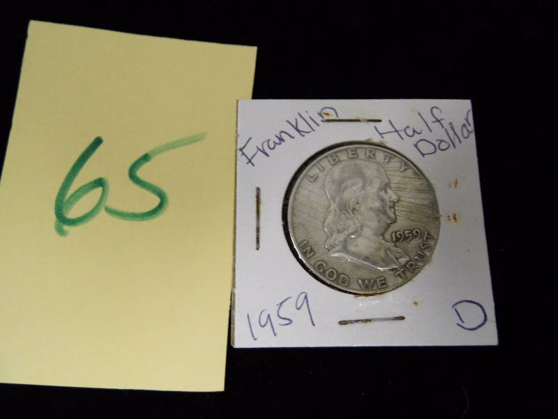1959 D Franklin Half Dollar