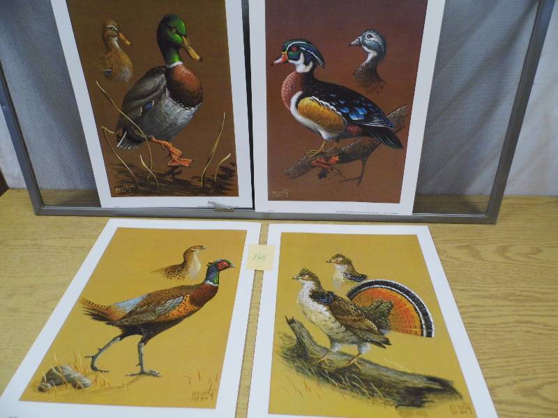 Lot of 4 Prunty Prints