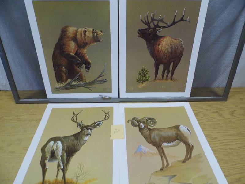Lot of 4 Prunty Prints