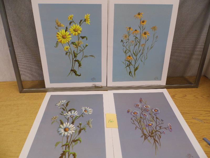 Lot of 4 Prunty Prints