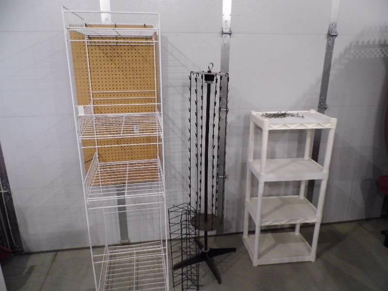 Metal Rack - Spinner Rack - Plastic Shelf