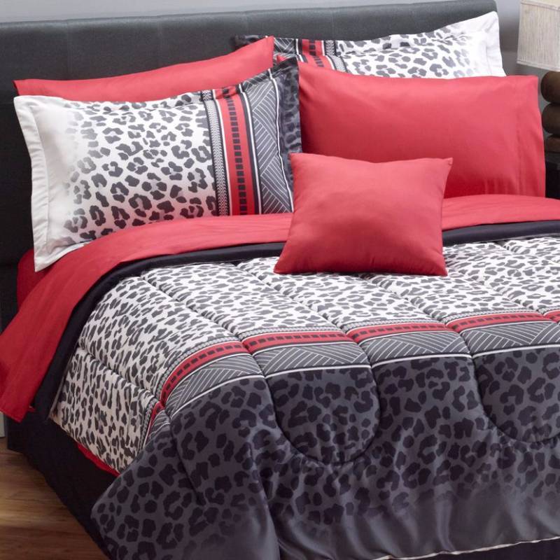 alcove Snow Leopard 6Pc. Bed Set twin Mattresses, Carpets, Box
