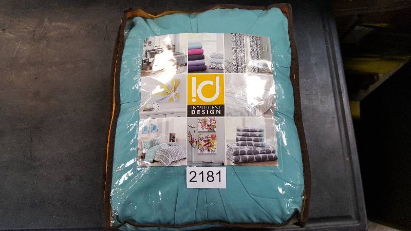 Intelligent Design Lily 5-Pc. Duvet Cover Set&nbspAqua Full  Queen
