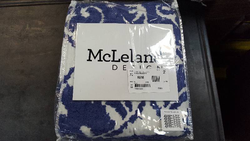 McLeland Design Casey Chenille 3-Pc. Bedspread Set&nbspQueen Blue