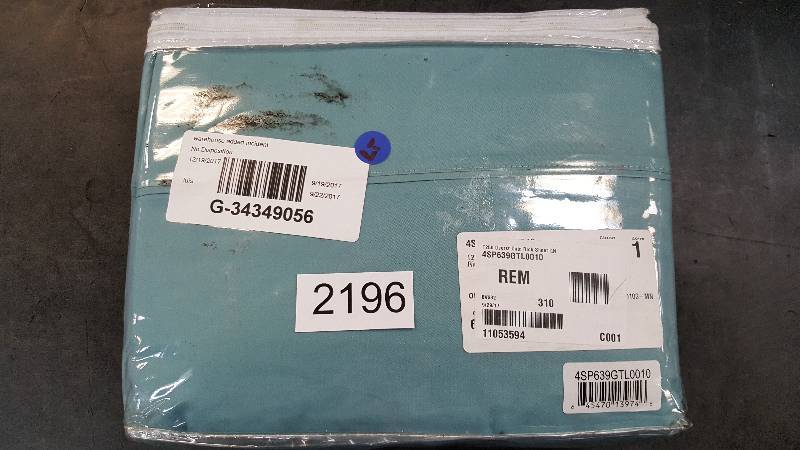 alcove 250 Thread Count Oversized Cotton-Rich Sheet Set - Queen&nbspTeal
