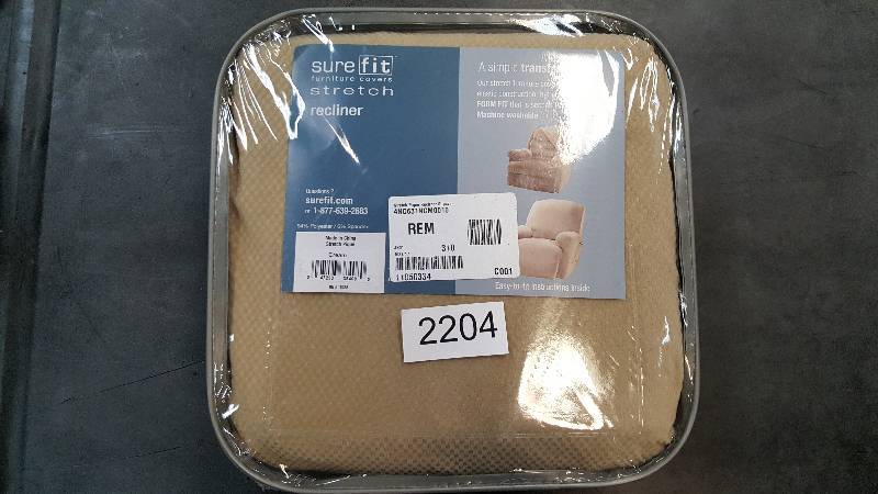 Sure Fit Stretch Pique Recliner Slipcover&nbspCream
