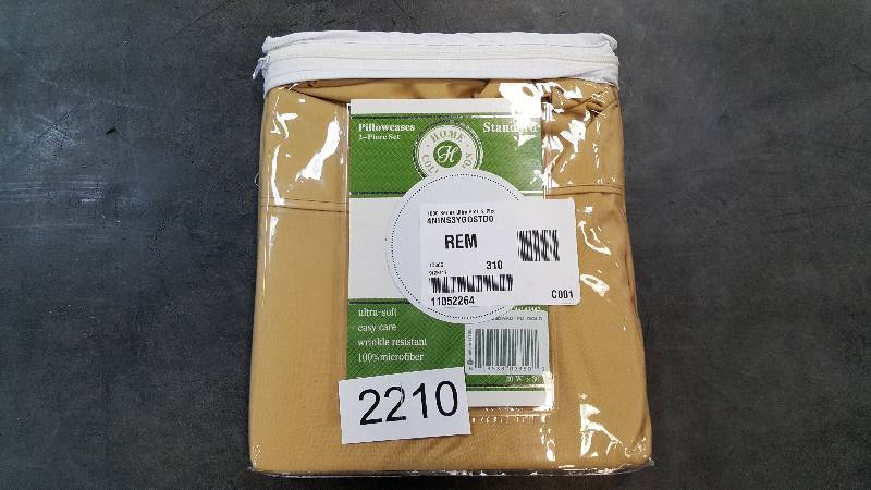 ienjoy Home 1800 Series Ultra Soft 2-Pc. Pillowcase Set - Gold, Standard