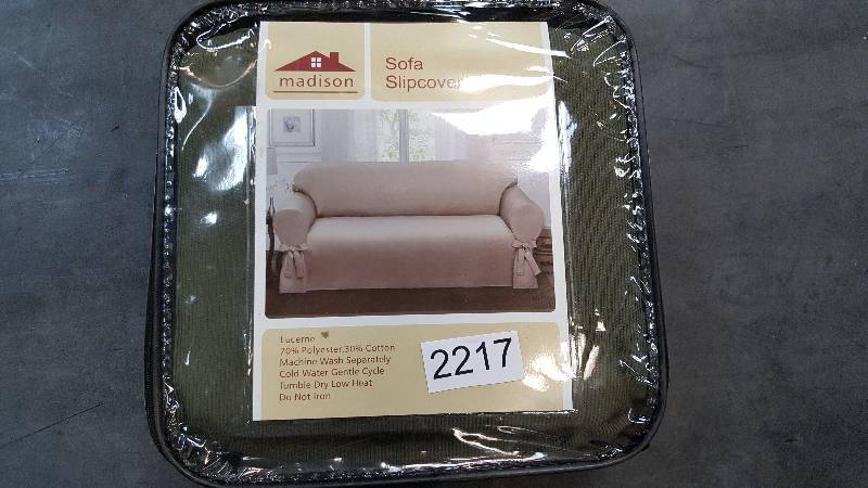 Madison Industries Lucerne Sofa Slipcover&nbspLoden Green