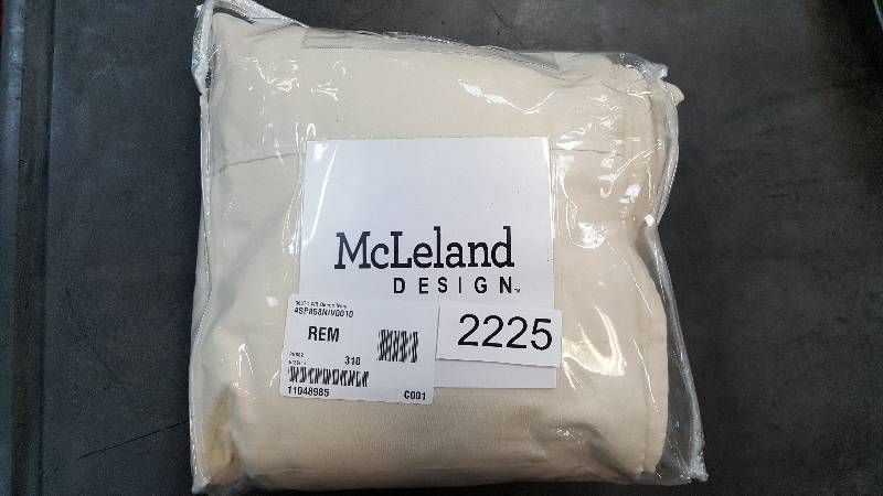 McLeland Design 300 Count Cotton Sateen Wrinkle-Resistant Sheet Set - Queen&nbspIvory