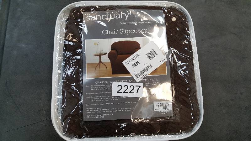 Madison Industries Mason Chair Slipcover&nbspChocolate