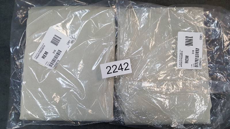 Eclipse Tricia 52 x 63 Rod-Pocket Room-Darkening Thermapanel - Stone