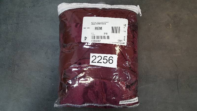 McLeland Design Halley 56 x 63 6-Pc. One-Rod Drapery Set - Merlot