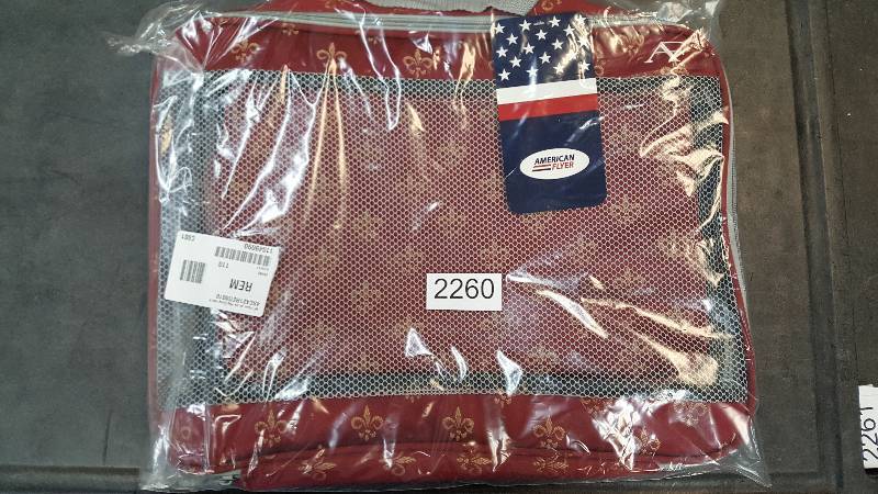 American Flyer Fleur de Lis 3-pc. Packing Cube Set - Red