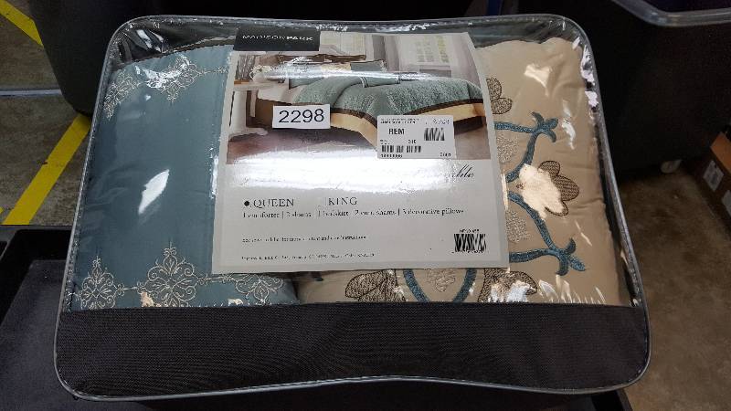 Madison Park Melanie Charmeuse 9-Pc. Comforter Set - Queen Size