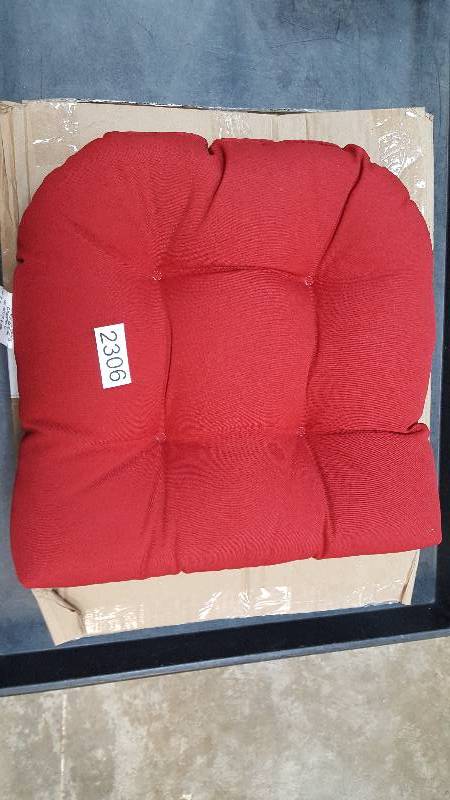 Jordan Wicker Chair Cushion - Red