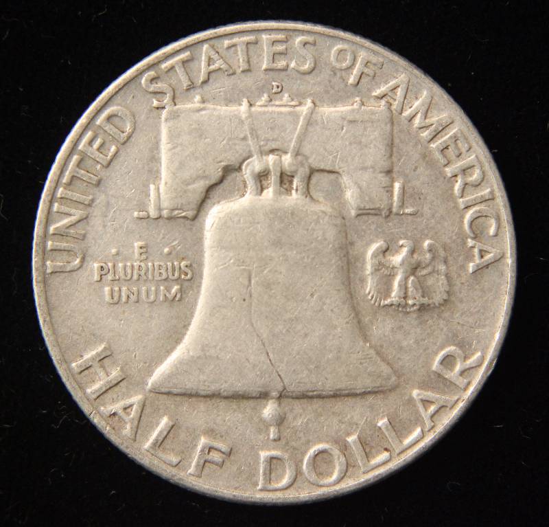 1960-D FRANKLIN SILVER HALF DOLLAR