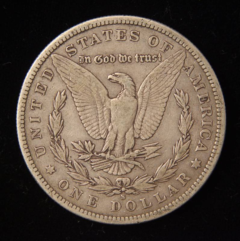 1881-S MORGAN SILVER DOLLAR VF