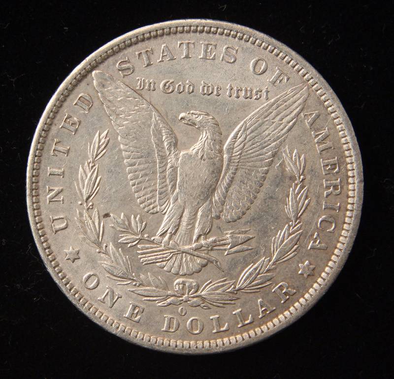 1882-O MORGAN SILVER DOLLAR AU50
