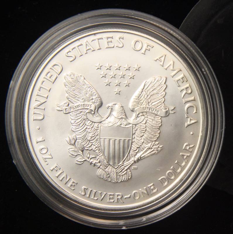 1994 AMERICAN SILVER EAGLE 1 TROY OZ. .999 FINE SILVER DOLLAR IN AIRTITE