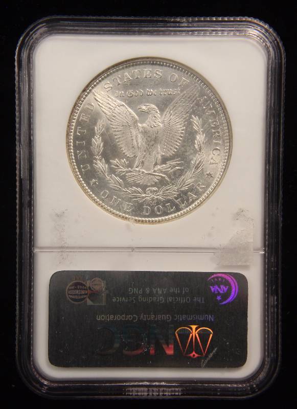 1884-CC CARSON CITY MORGAN SILVER DOLLAR MS63 NGC
