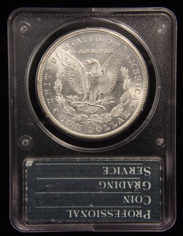 1885-CC CARSON CITY MORGAN SILVER DOLLAR MS63 PCGS (1ST GENERATION HOLDER)
