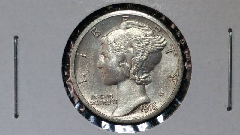 1916 S Barber & Mercury Dimes