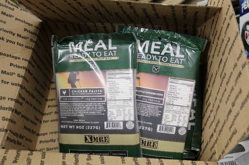 lot 47 image: MRE Meals