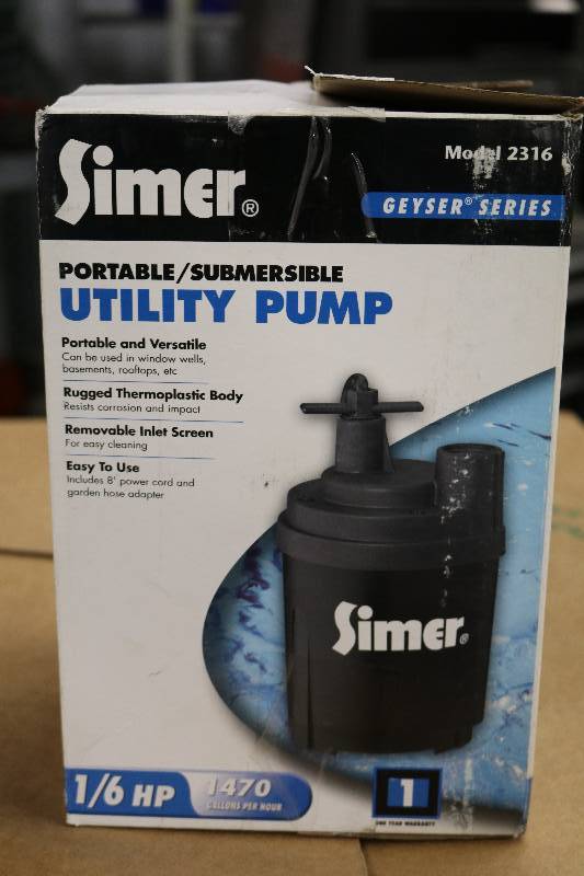 lot 65 image: Utility Pump