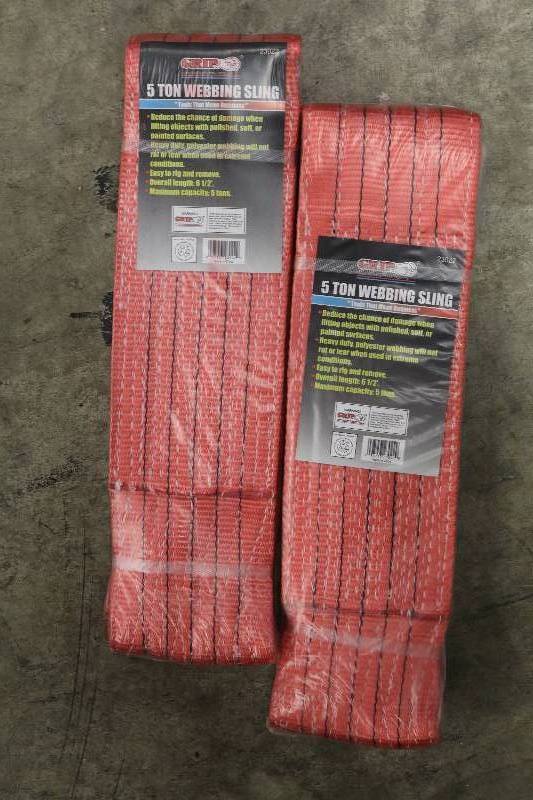 lot 70 image: Webbing Slings