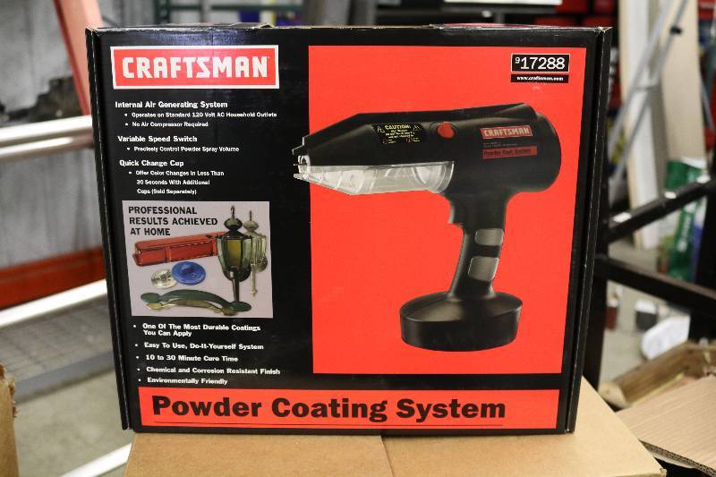 lot 75 image: Craftsman Powder  Coating System