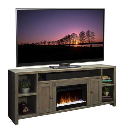 lot 32 image: Large TV Stand w Fireplace