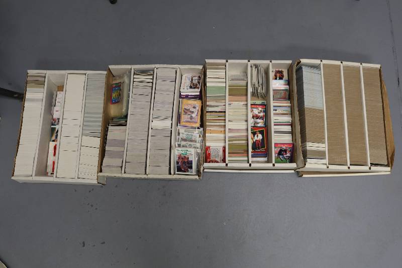 lot 61 image: 4 Boxes of Sports Cards