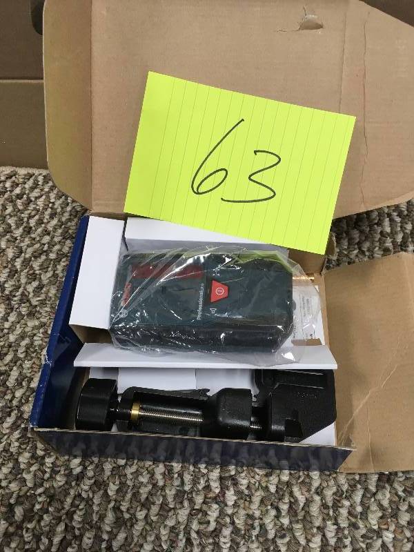 lot 63 image: Bosch Line Laser Receiver, 165 Ft Range. Open Package not used
