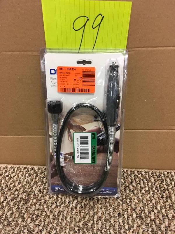 lot 99 image: Dremel Rotary Flex Shaft. Open Package not used