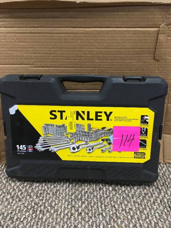 Stanley STMT71653 145 Piece Mechanic Tool Set for sale online