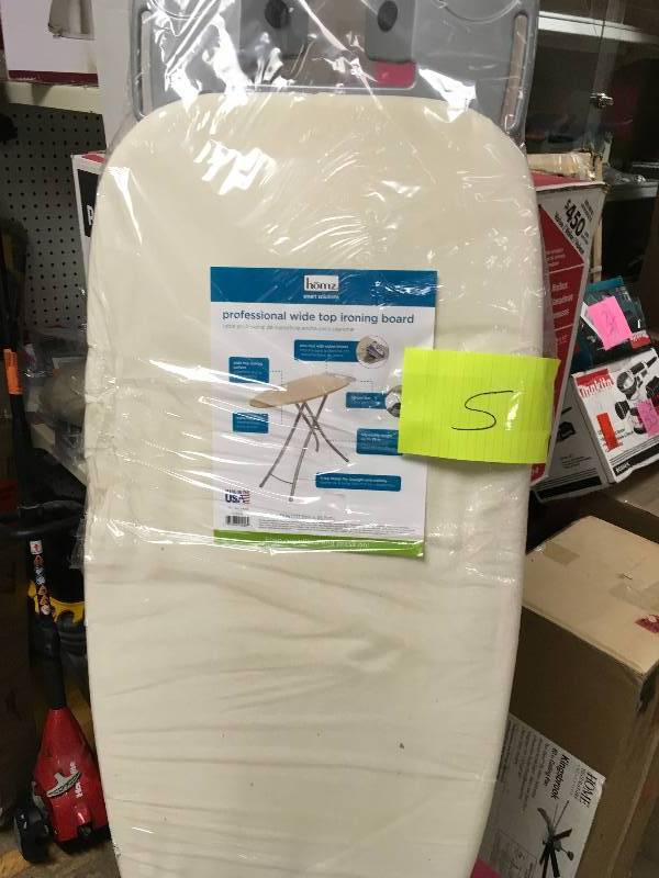 lot 5 image: Professional wide top ironing board