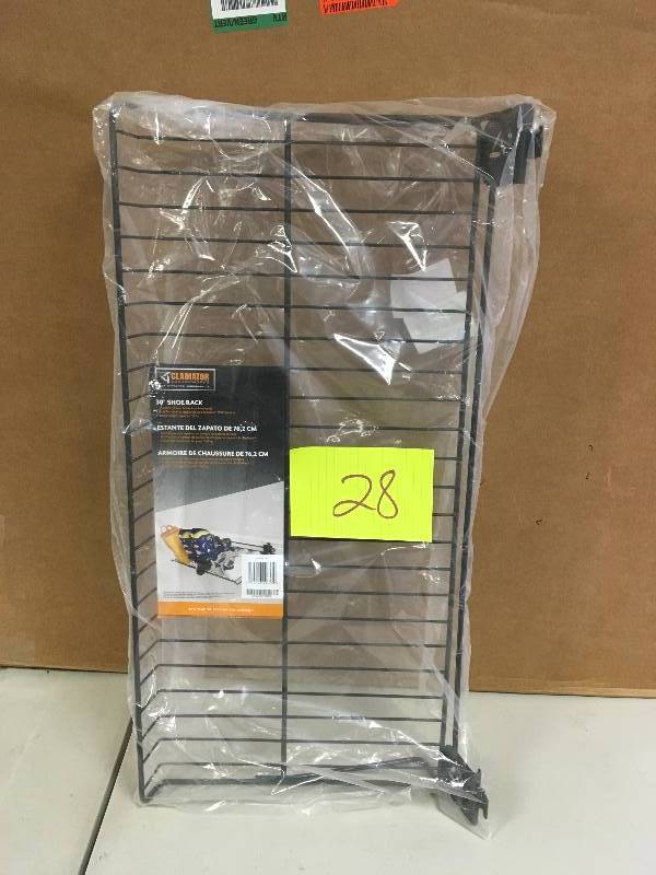 lot 28 image: Gladiator 30 Shoe Rack