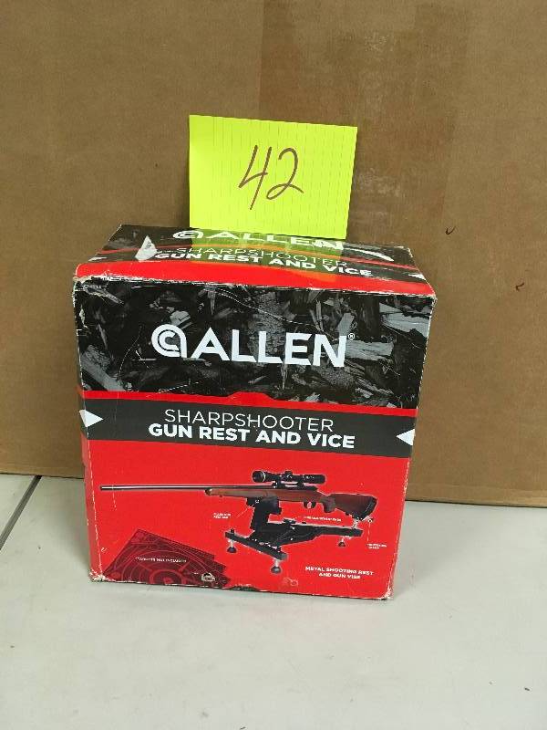 lot 42 image: Allen Sharpshooter Gun Rest for Hunting. Open Package not used