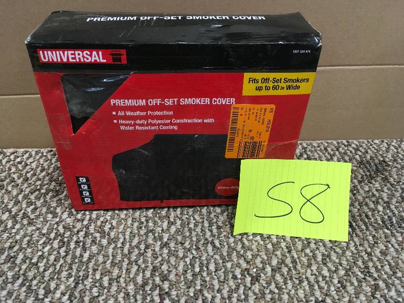 lot 58 image: Universal Premium Off-Set Smoker Cover, Open Package not used