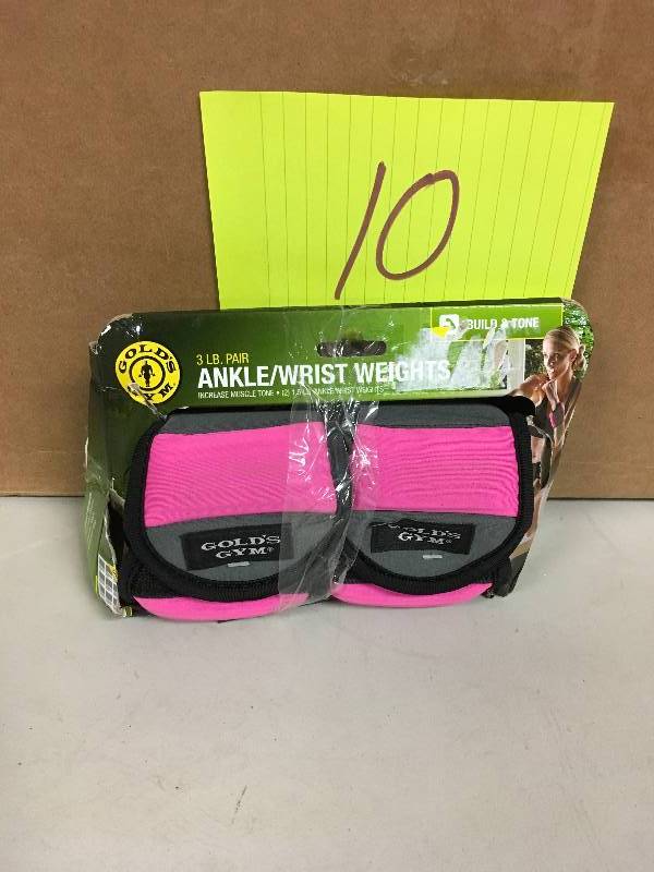 lot 10 image: Gold Gym anklewrist weights