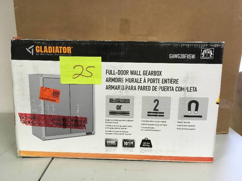 lot 25 image: Gladiator Full Door Wall Gearbox GAW28FVew